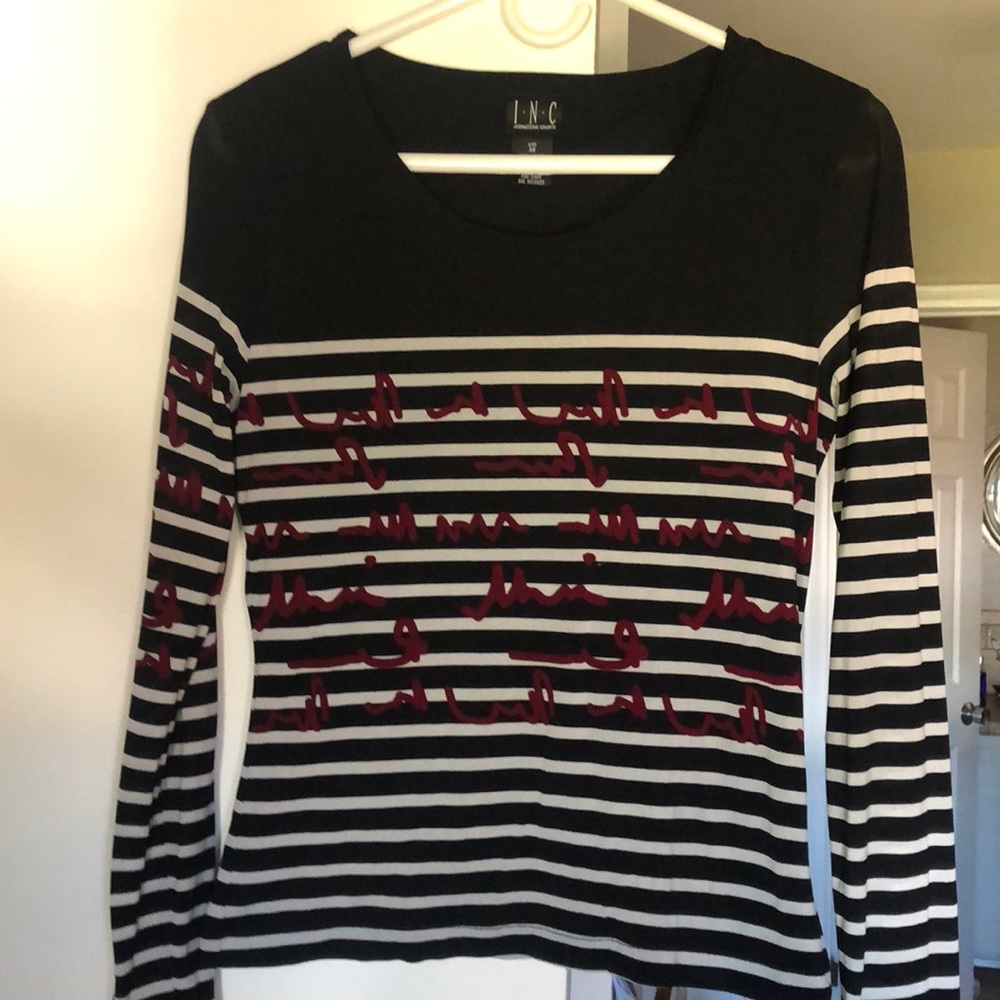 INC striped top